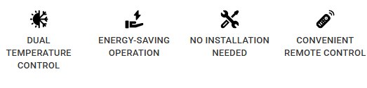 BlizzAir Portable AC Features