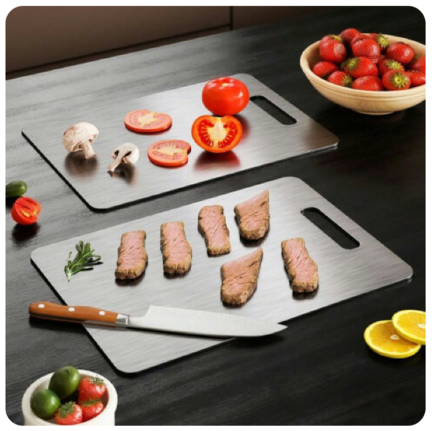 KatuChef Titanium Cutting Board uses