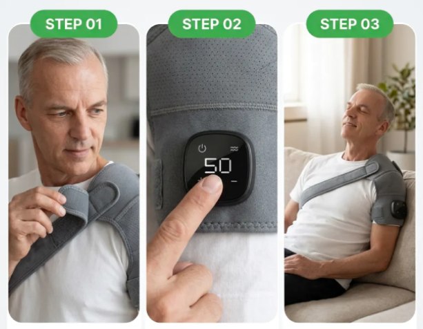 Vital Shoulder Massager how to use